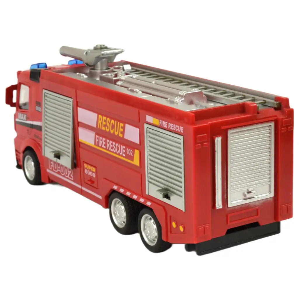 imagen de Rescate de fuego: Camión de bomberos con ruedas de lenticular y luces y sonidos en varias versiones 19cm 1ud 9