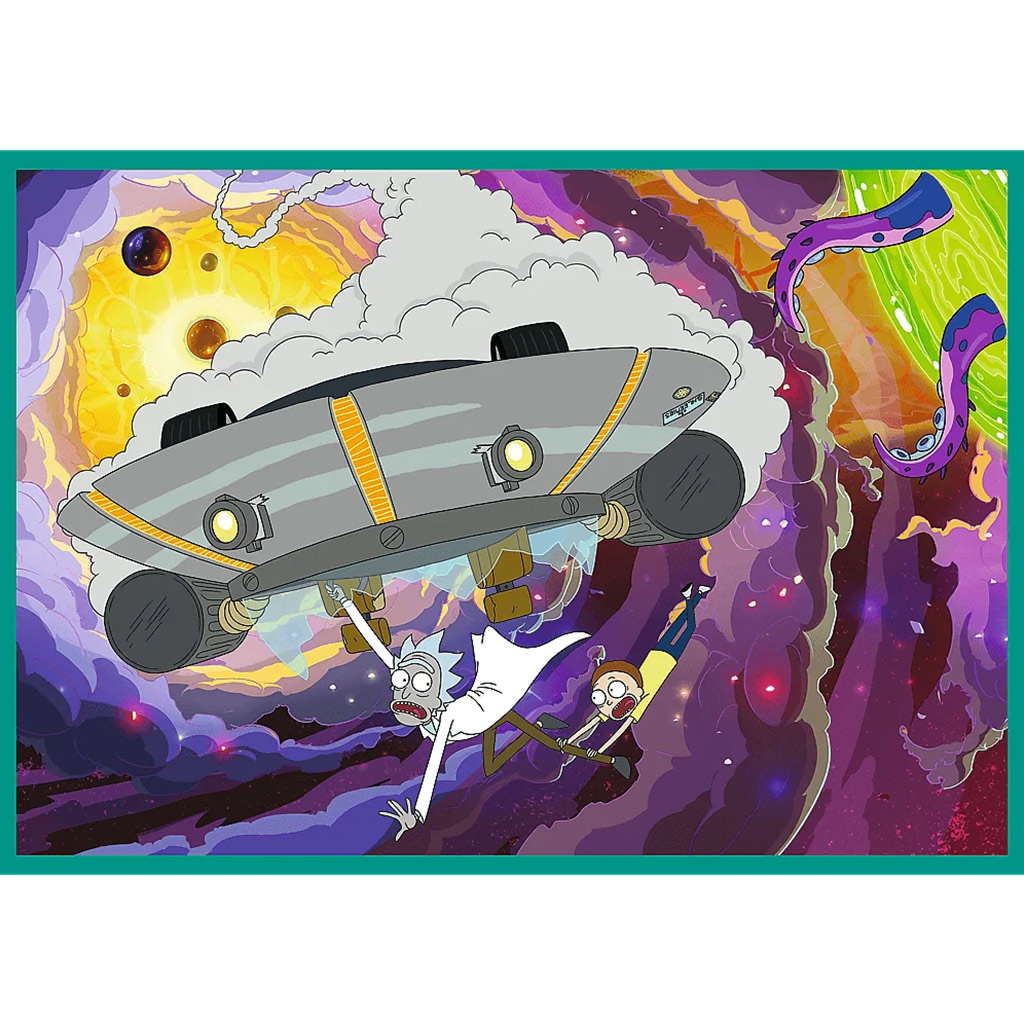 imagen de Rick y Morty Aventuras Locas rompecabezas de 4x250 piezas - Trefl 3