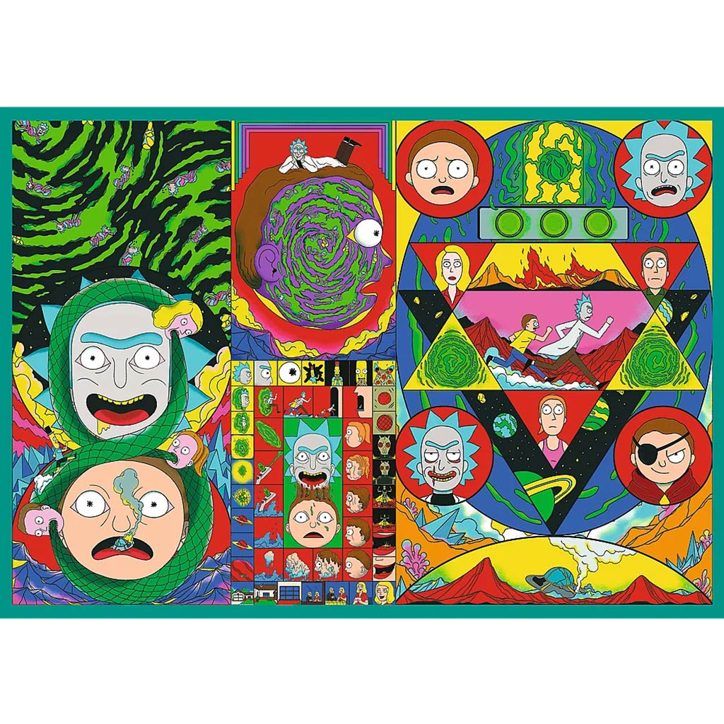 imagen de Rick y Morty Aventuras Locas rompecabezas de 4x250 piezas - Trefl 5