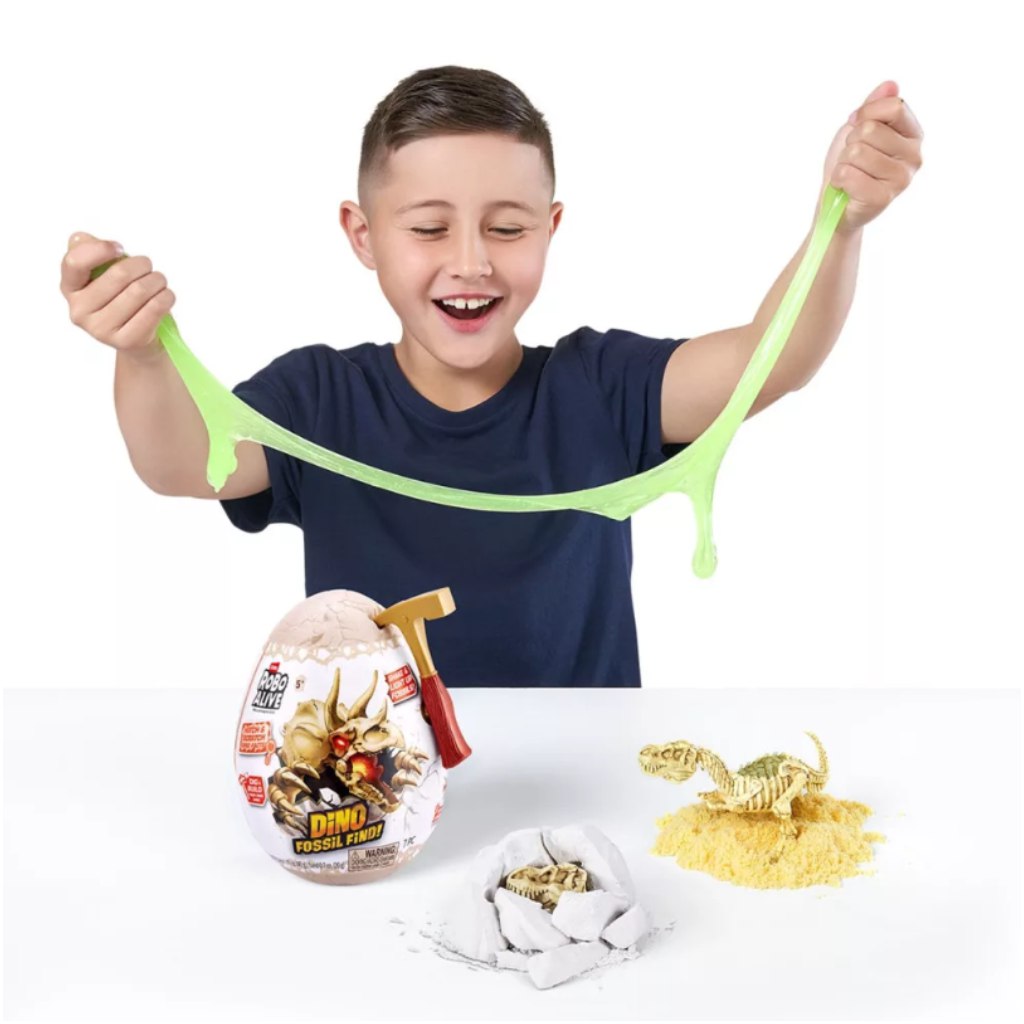 imagen de Robo Alive mini dinosaurio fósil sorpresa huevo en varias versiones 1ud 2