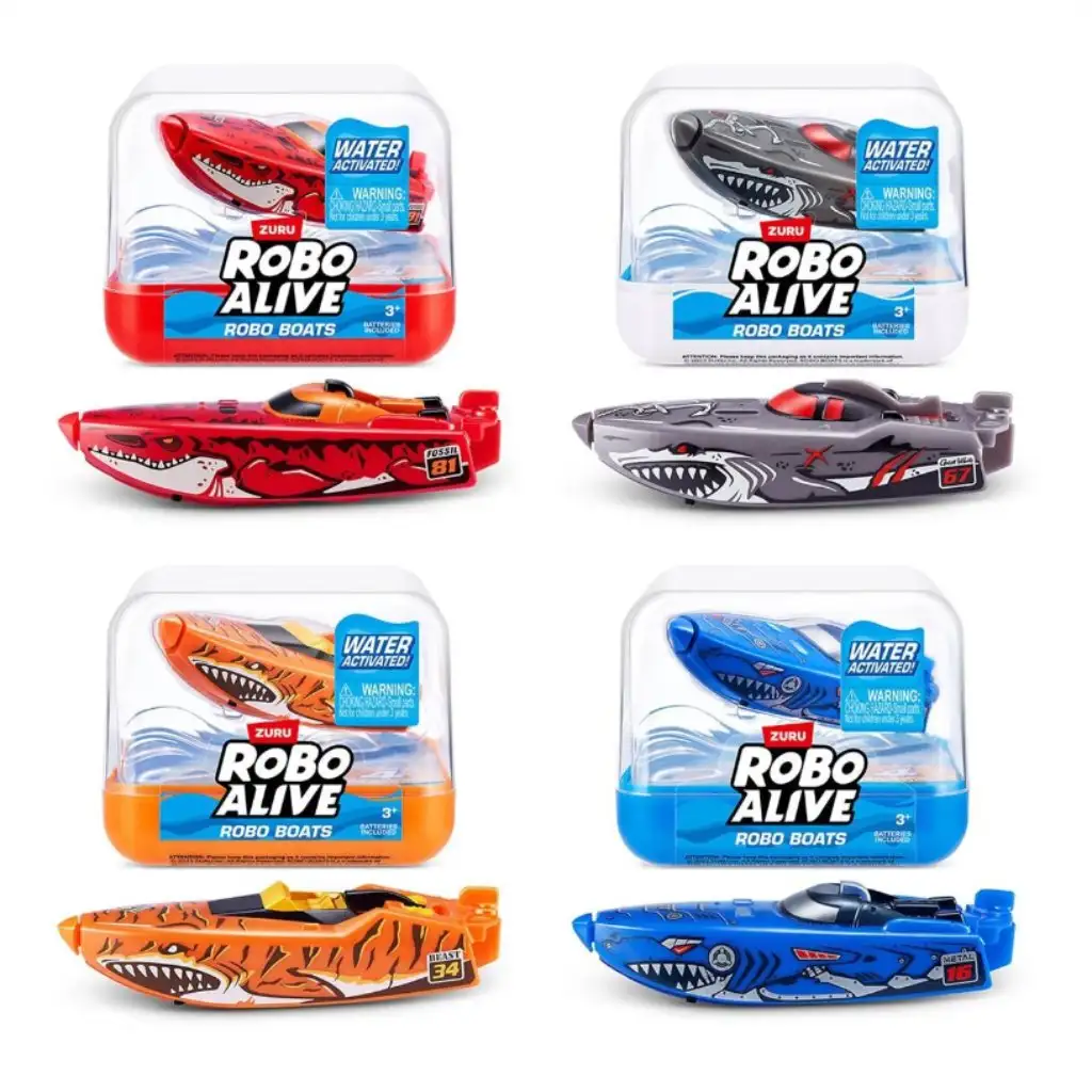 imagen de Robo Alive: Robo Boat robot barco en miniatura en varias versiones 1ud 1