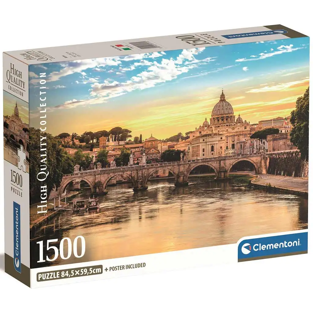 imagen de Roma rompecabezas HQC de 1500 piezas 84,5x59,5cm - Clementoni 1