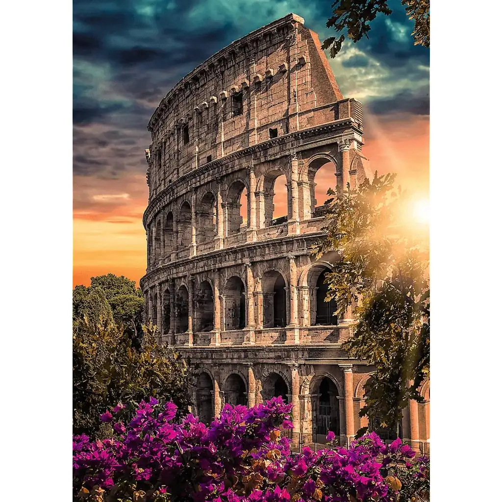 imagen de Roma, rompecabezas premium de 1000 piezas del Coliseo - Trefl 2