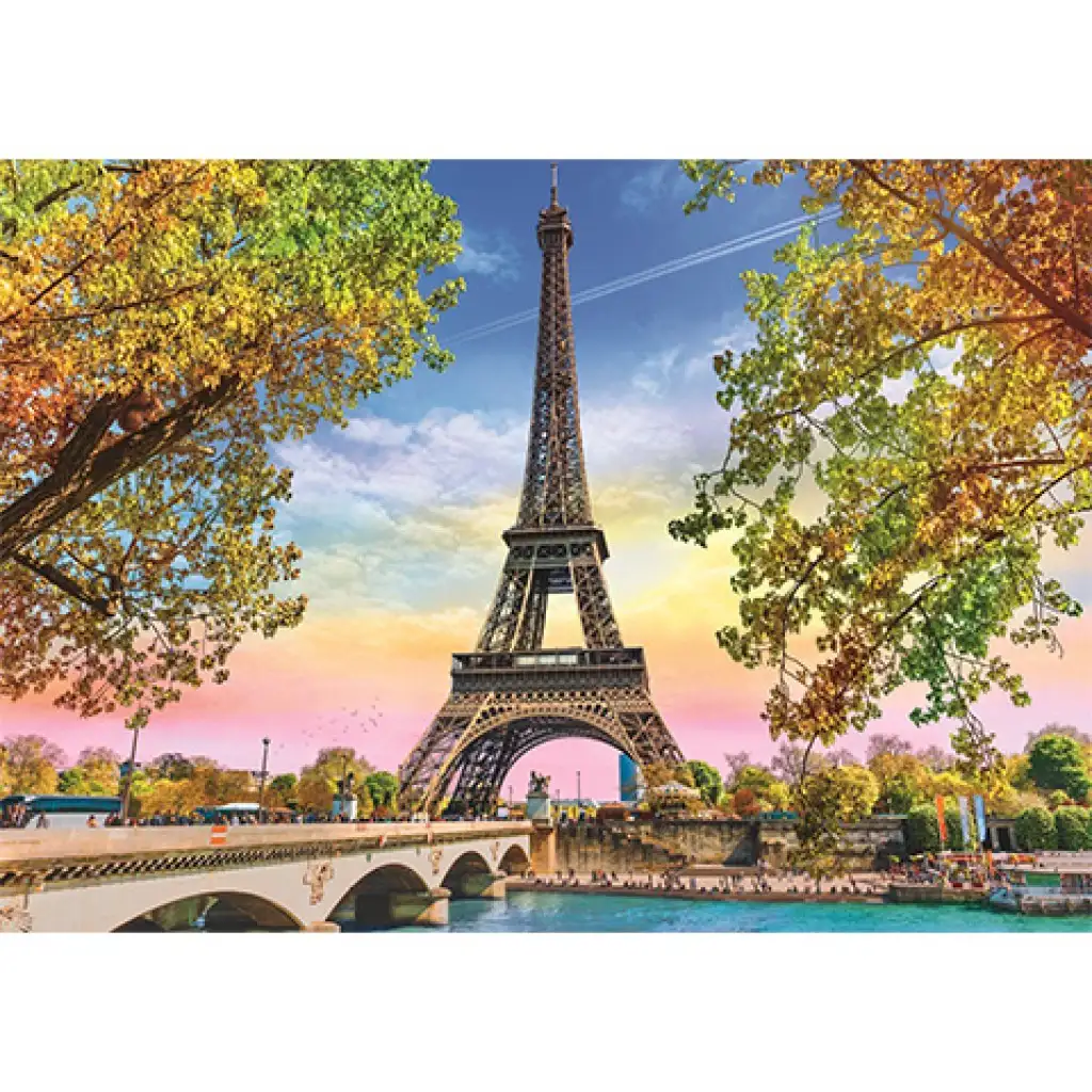 imagen de Romántico Puzzle de París de 500 piezas - Trefl 2