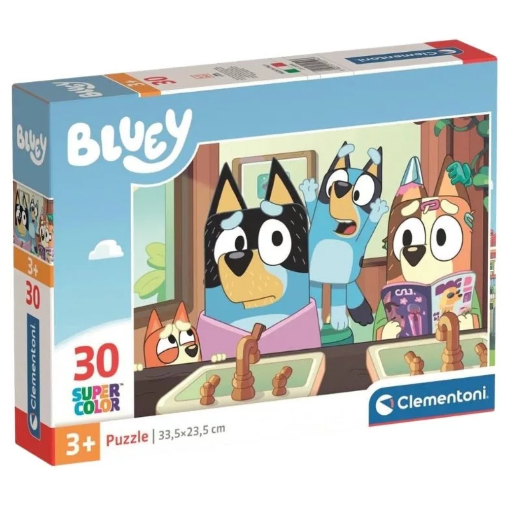 imagen de Rompecabezas Bluey Super Color de 30 piezas - Clementoni 1
