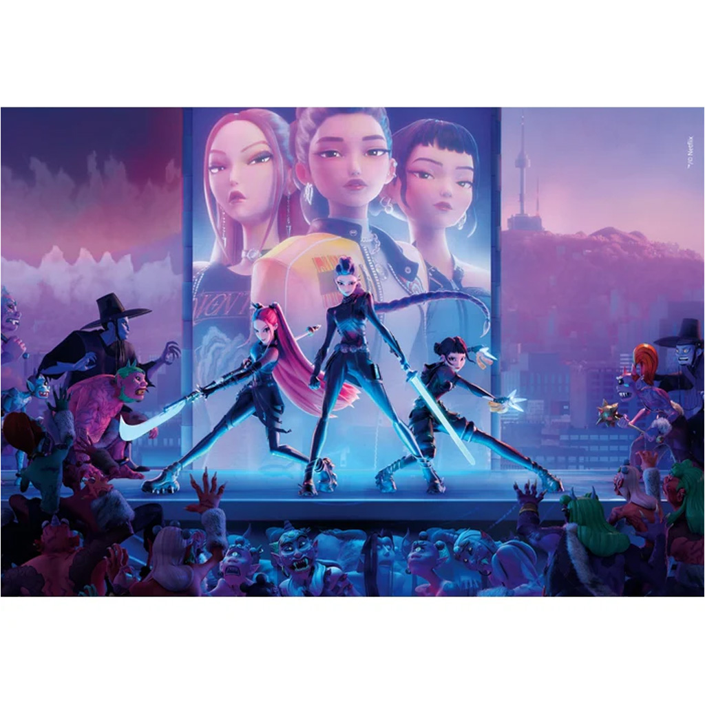 imagen de Rompecabezas compacto de 1000 piezas de K-POP Demon Hunters - Clementoni 2