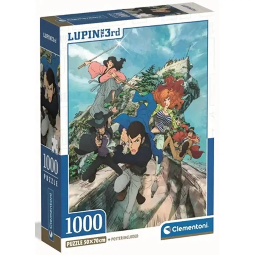 imagen de Rompecabezas de 1000 piezas de Lupin the 3rd - Clementoni 1