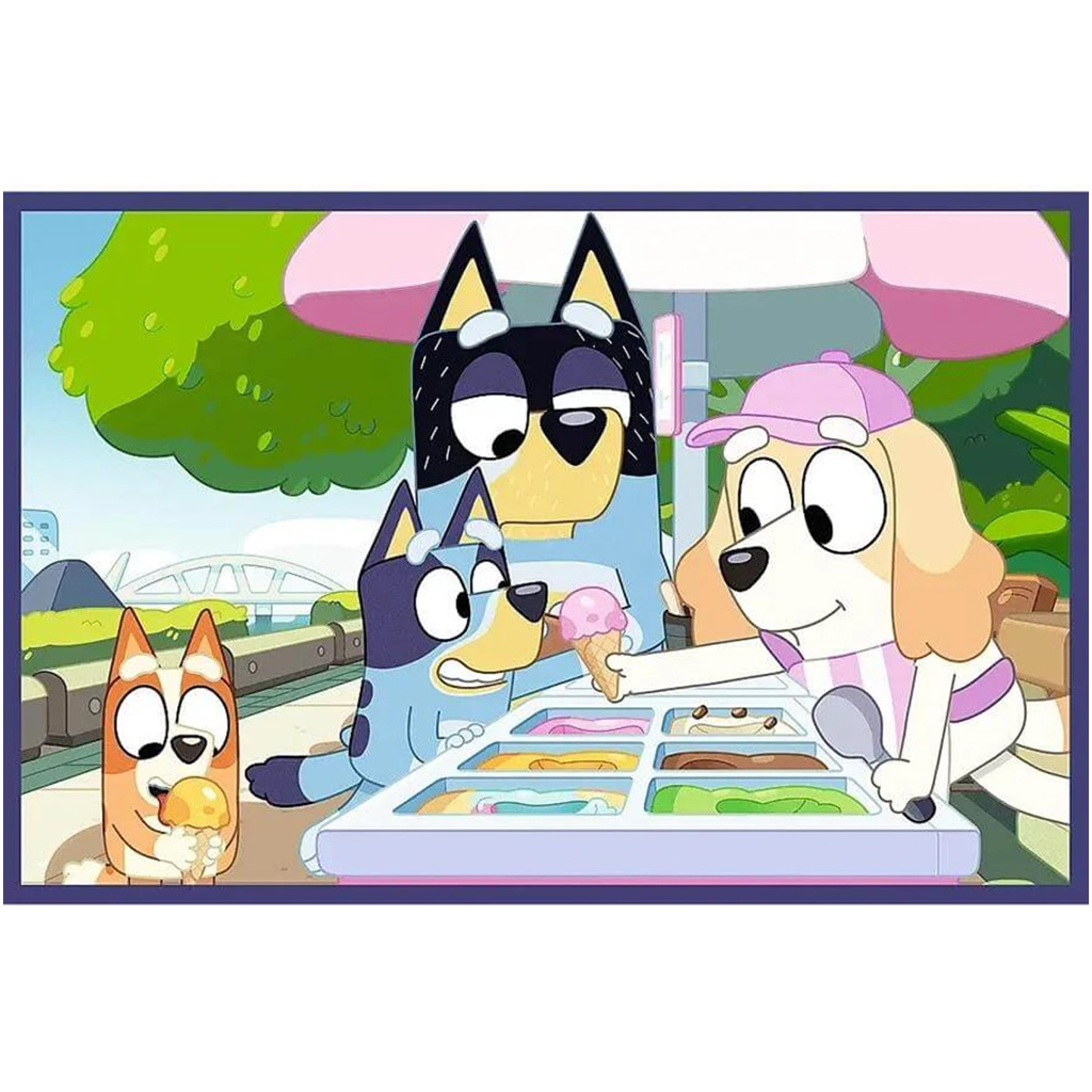 imagen de Rompecabezas de 2x24 piezas de Bluey - Trefl 2