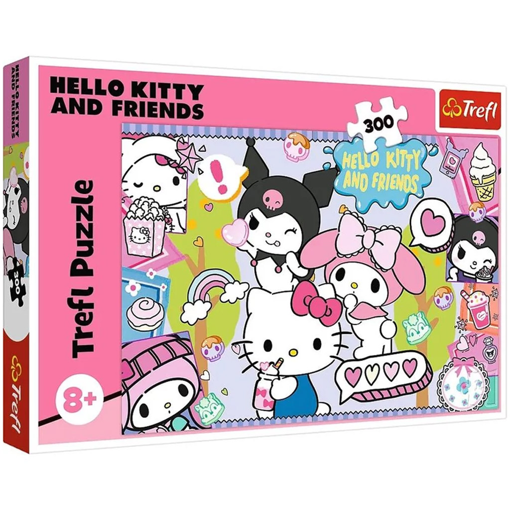 imagen de Rompecabezas de 300 piezas de Hello Kitty y sus amigos - Trefl 1