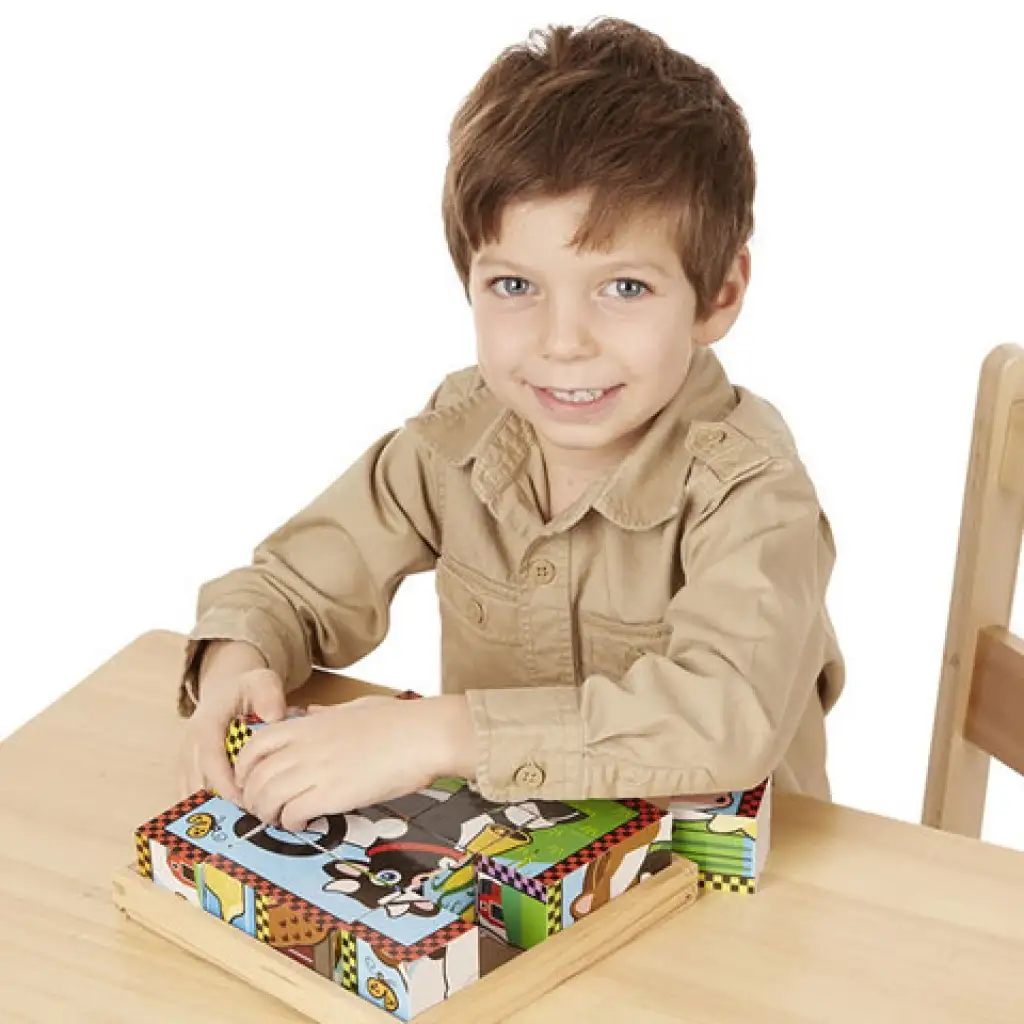 imagen de Rompecabezas de bloques de animales domésticos - Melissa & Doug 3