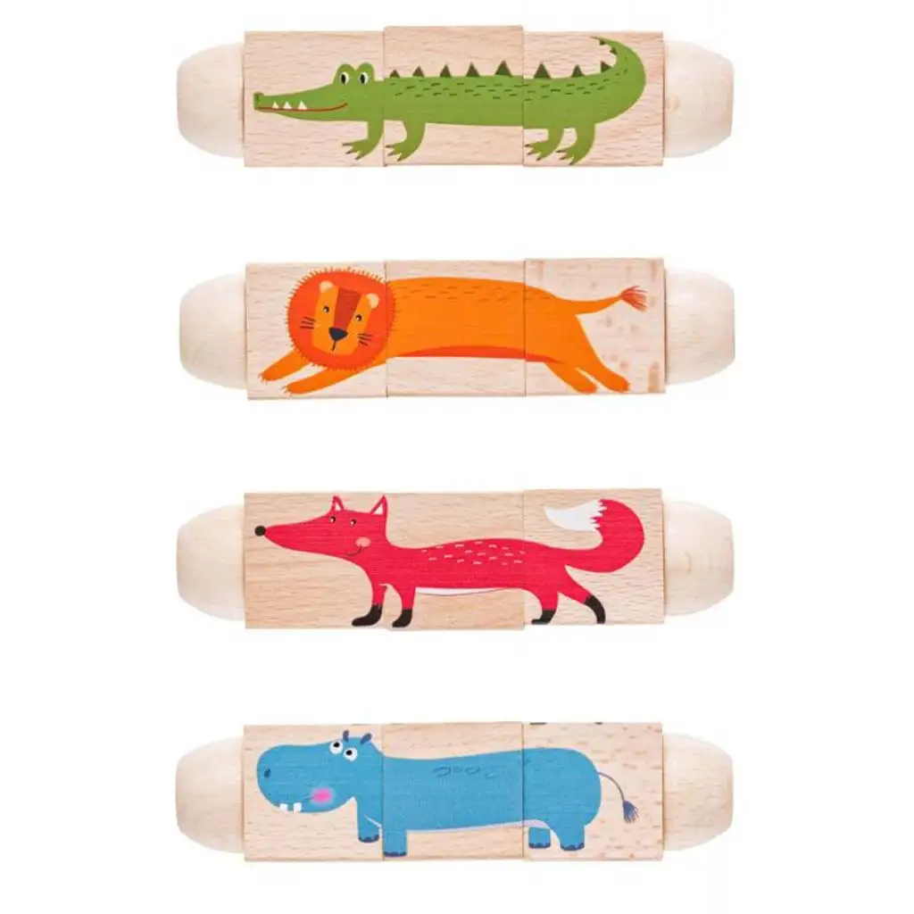 imagen de Rompecabezas de bloques de animales - Woodyland 2