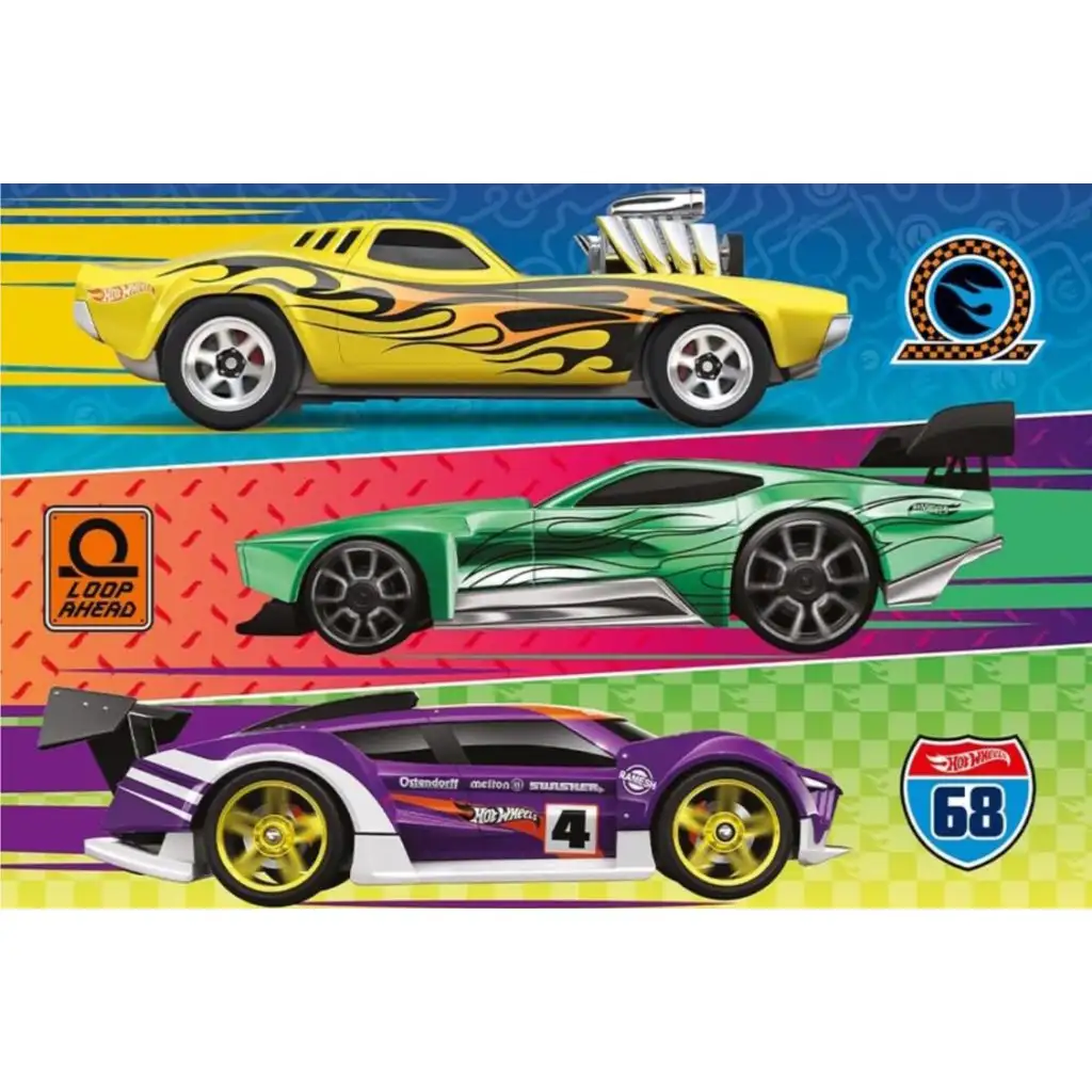 imagen de Rompecabezas de carrera Hot Wheels de 60 piezas - Trefl 2