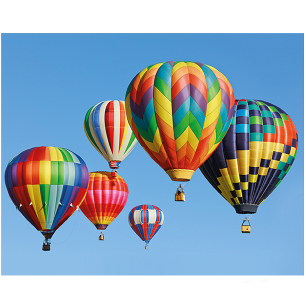 imagen de Rompecabezas de diamantes: Set de pintura de diamantes de globo aerostático 40x50cm 1