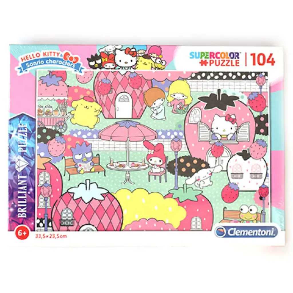 imagen de Rompecabezas de fiesta en el jardín de Hello Kitty de 104 piezas - Clementoni 1