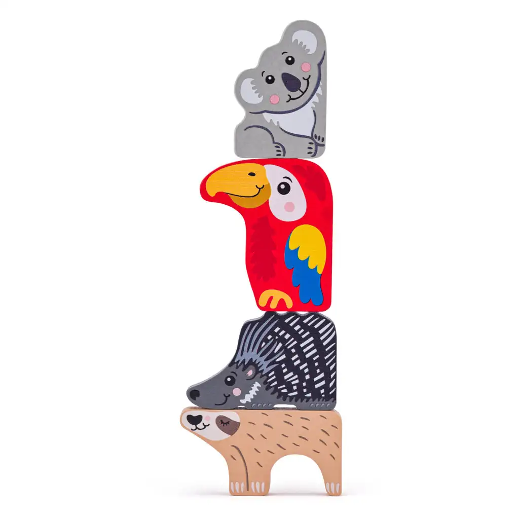 imagen de Rompecabezas de formas de madera con animales - Woodyland 5