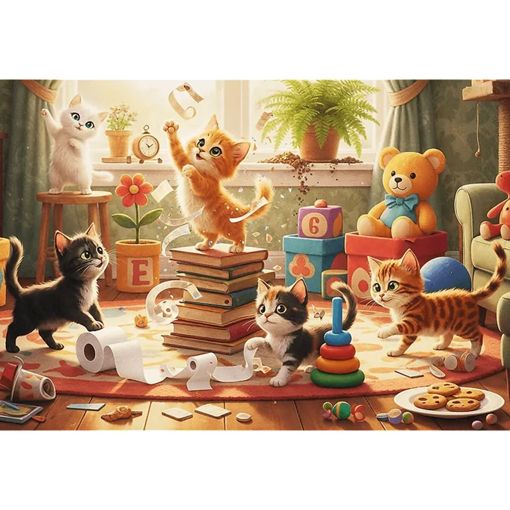imagen de Rompecabezas de gatos 160 piezas - Trefl 2