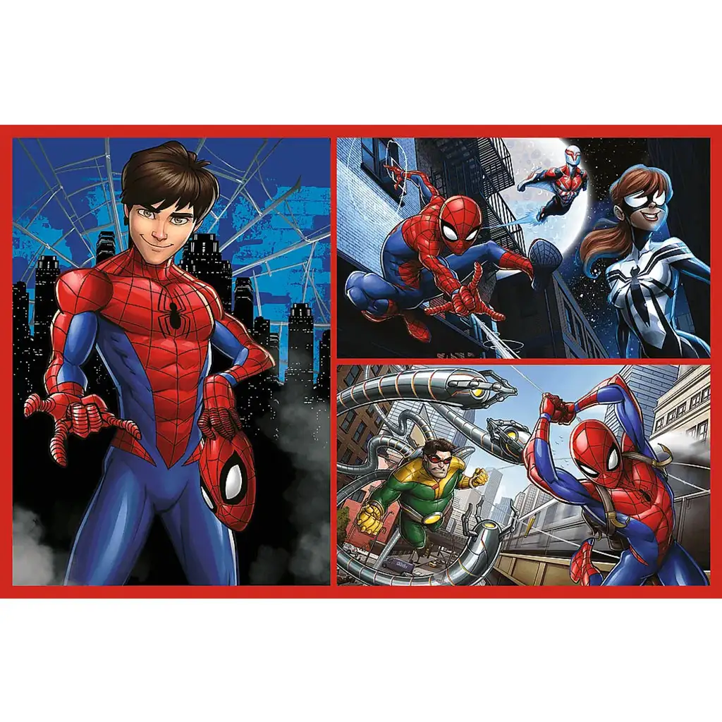imagen de Rompecabezas de historias de Spider-Man 2x70 piezas - Trefl 3