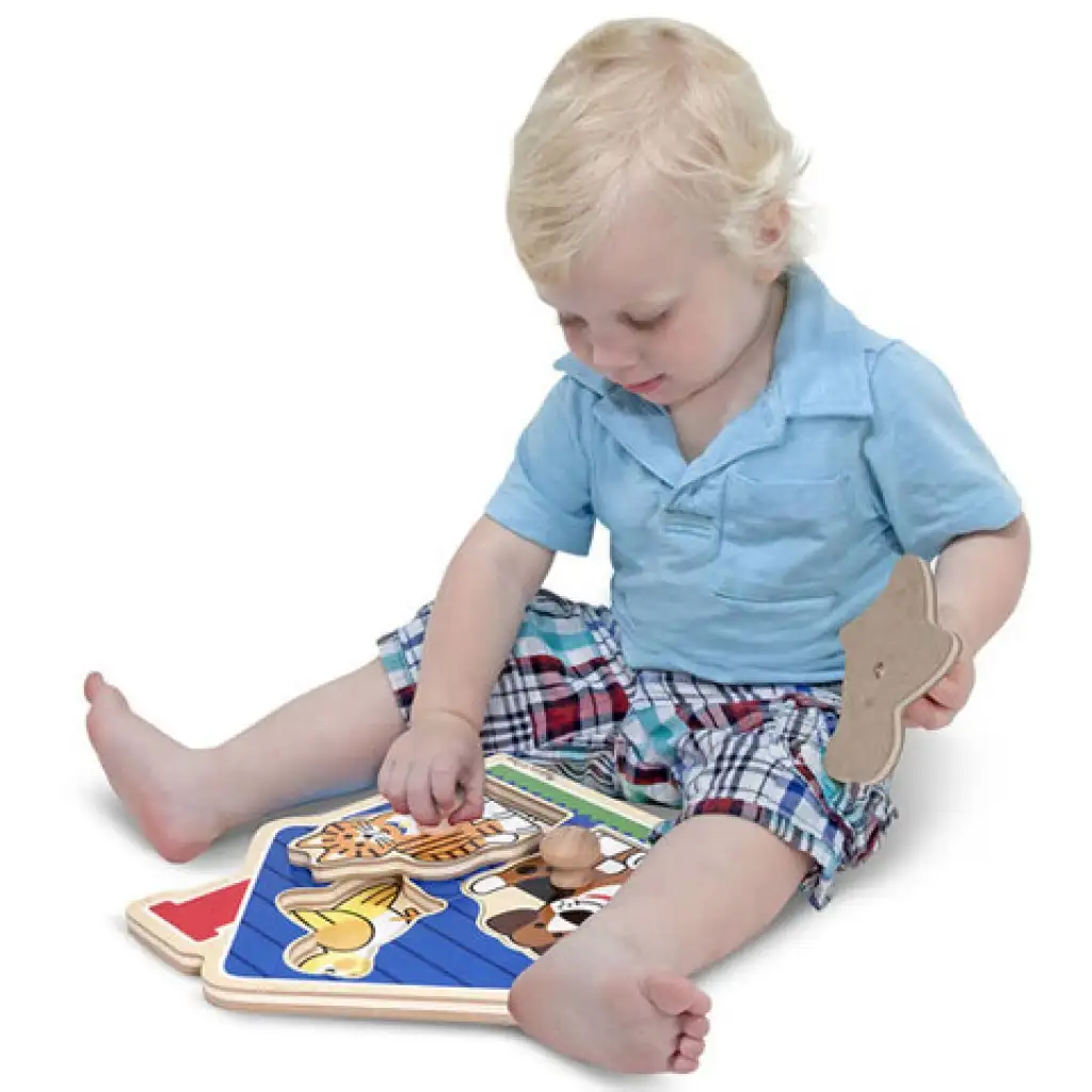 imagen de Rompecabezas de madera con asas - Melissa & Doug 2