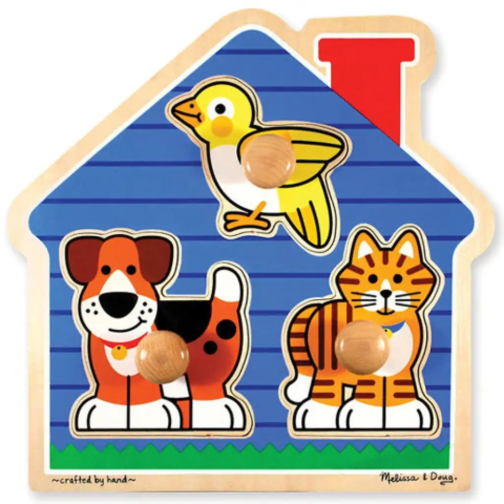 imagen de Rompecabezas de madera con asas - Melissa & Doug 1