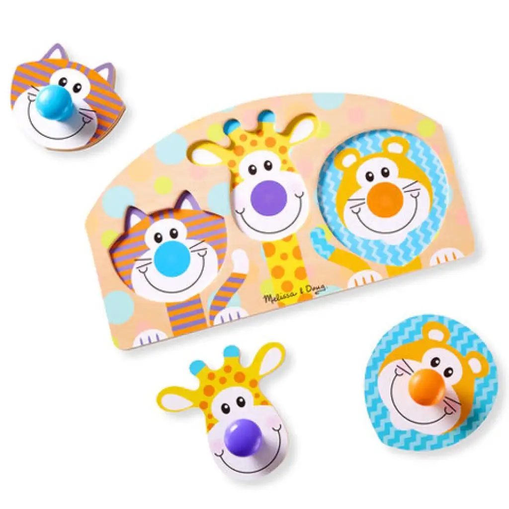 imagen de Rompecabezas de madera de safari con asa - Melissa & Doug 2