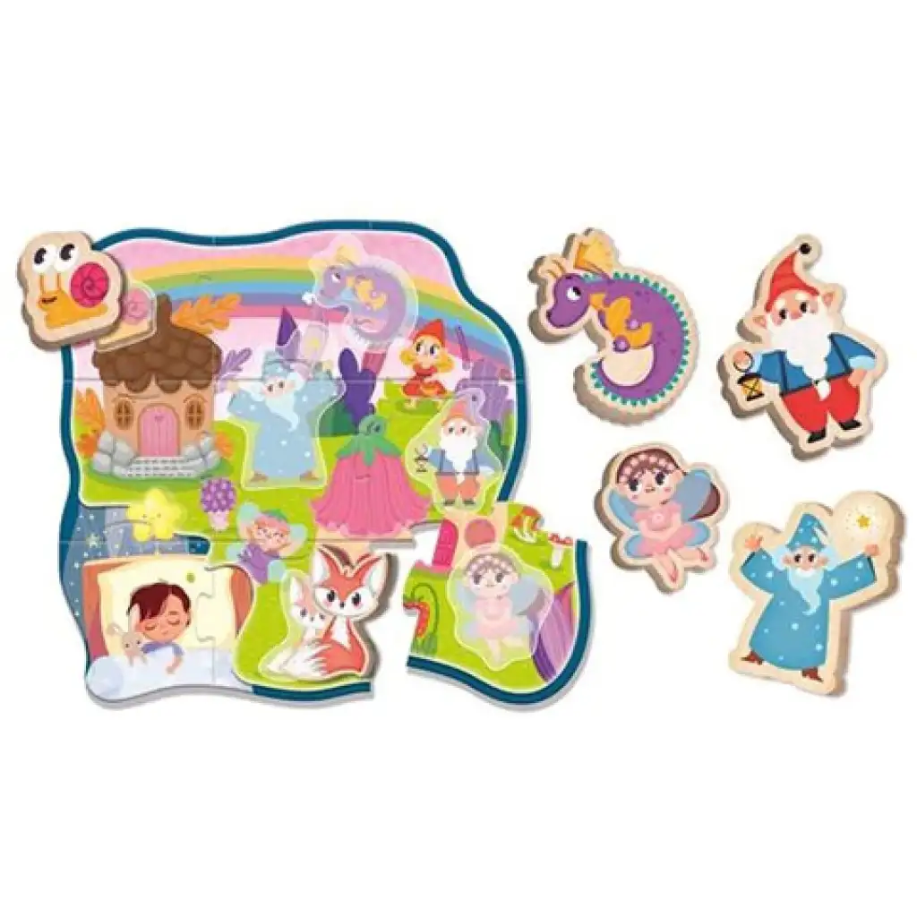 imagen de Rompecabezas de madera Montessori para bebés - Sueño 2