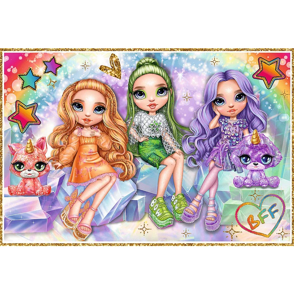 imagen de Rompecabezas de mejores amigas Rainbow High 2x200 piezas - Trefl 2