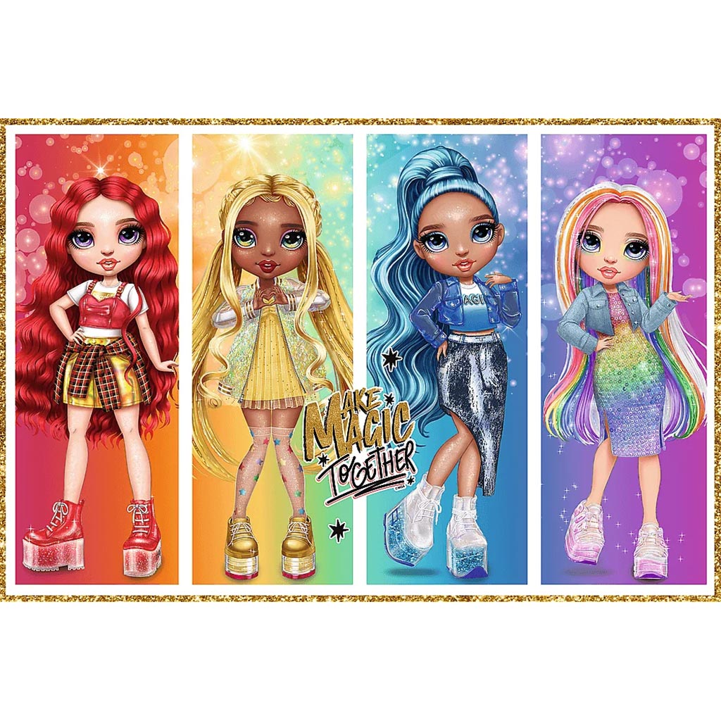 imagen de Rompecabezas de mejores amigas Rainbow High 2x200 piezas - Trefl 3