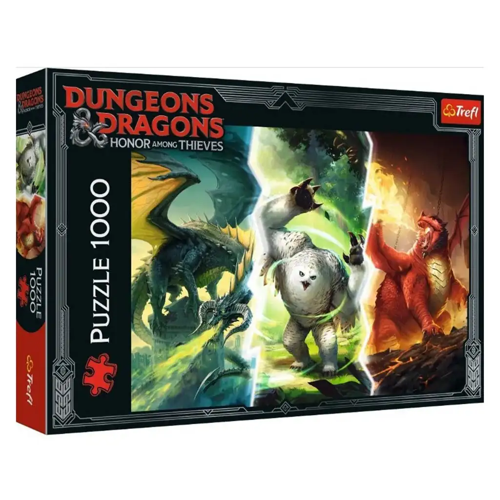 imagen de Rompecabezas de Monstruos Legendarios de Dungeons & Dragons de 1000 piezas - Trefl 1