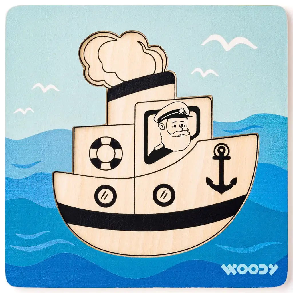 imagen de Rompecabezas de muñeca de madera de 5 piezas - Woodyland 2