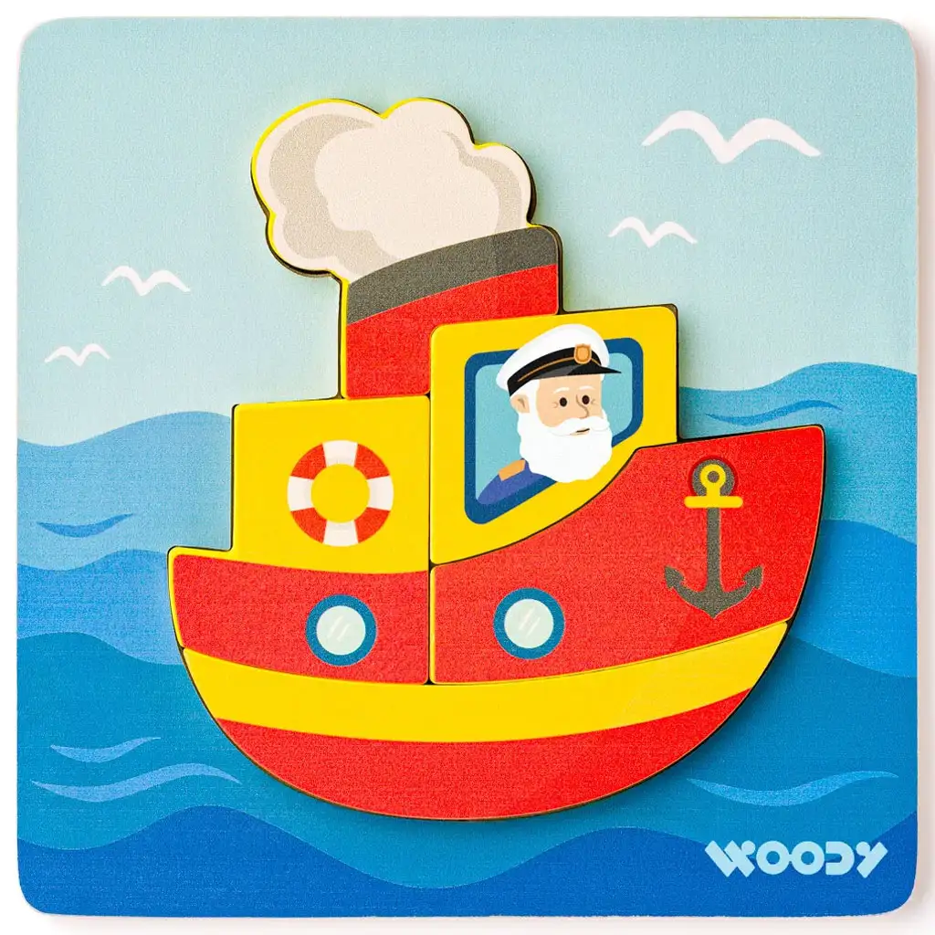 imagen de Rompecabezas de muñeca de madera de 5 piezas - Woodyland 1