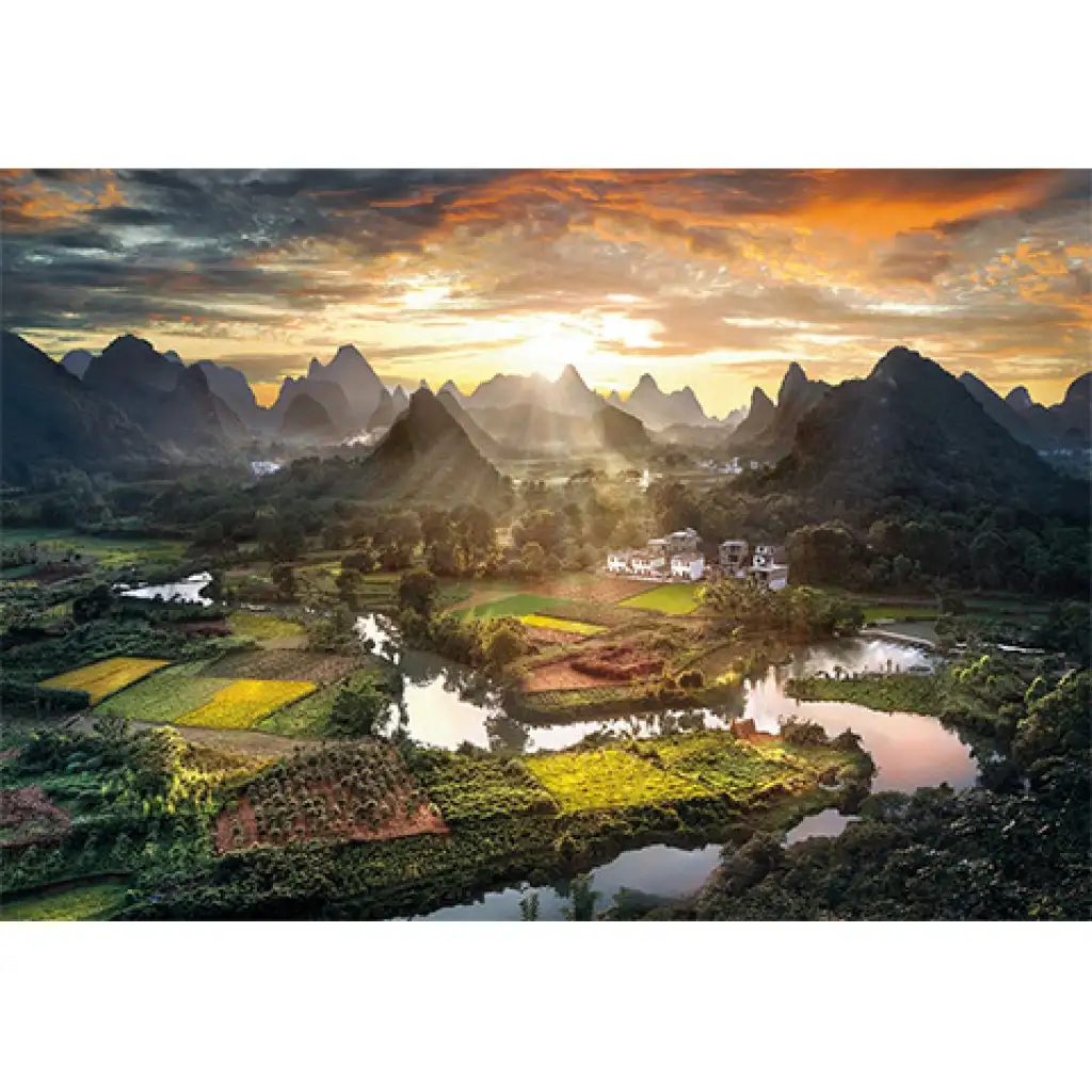 imagen de Rompecabezas de paisaje chino HQC 2000 piezas - Clementoni 2