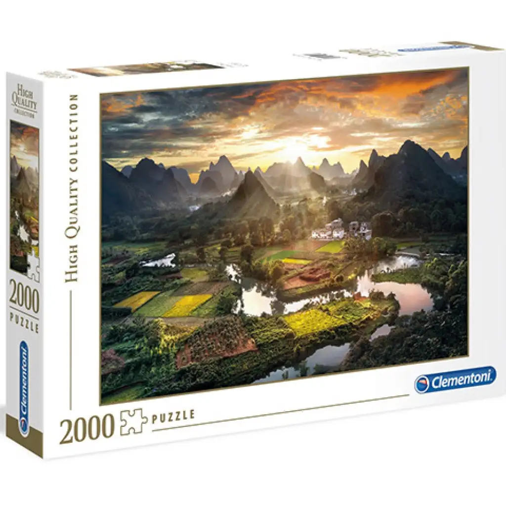 imagen de Rompecabezas de paisaje chino HQC 2000 piezas - Clementoni 1