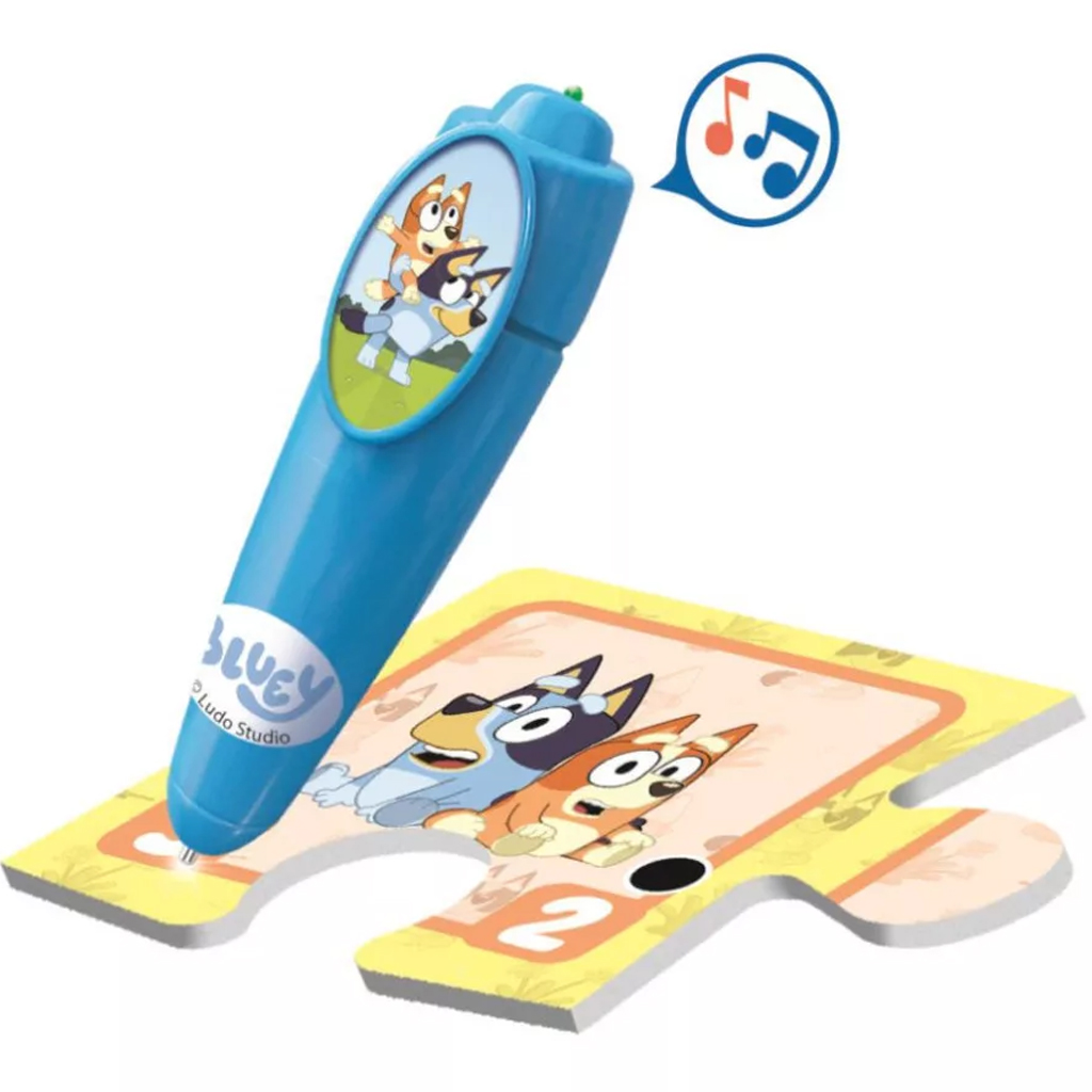 imagen de Rompecabezas de suelo interactivo de 24 piezas de Bluey y sus amigos - Clementoni 4