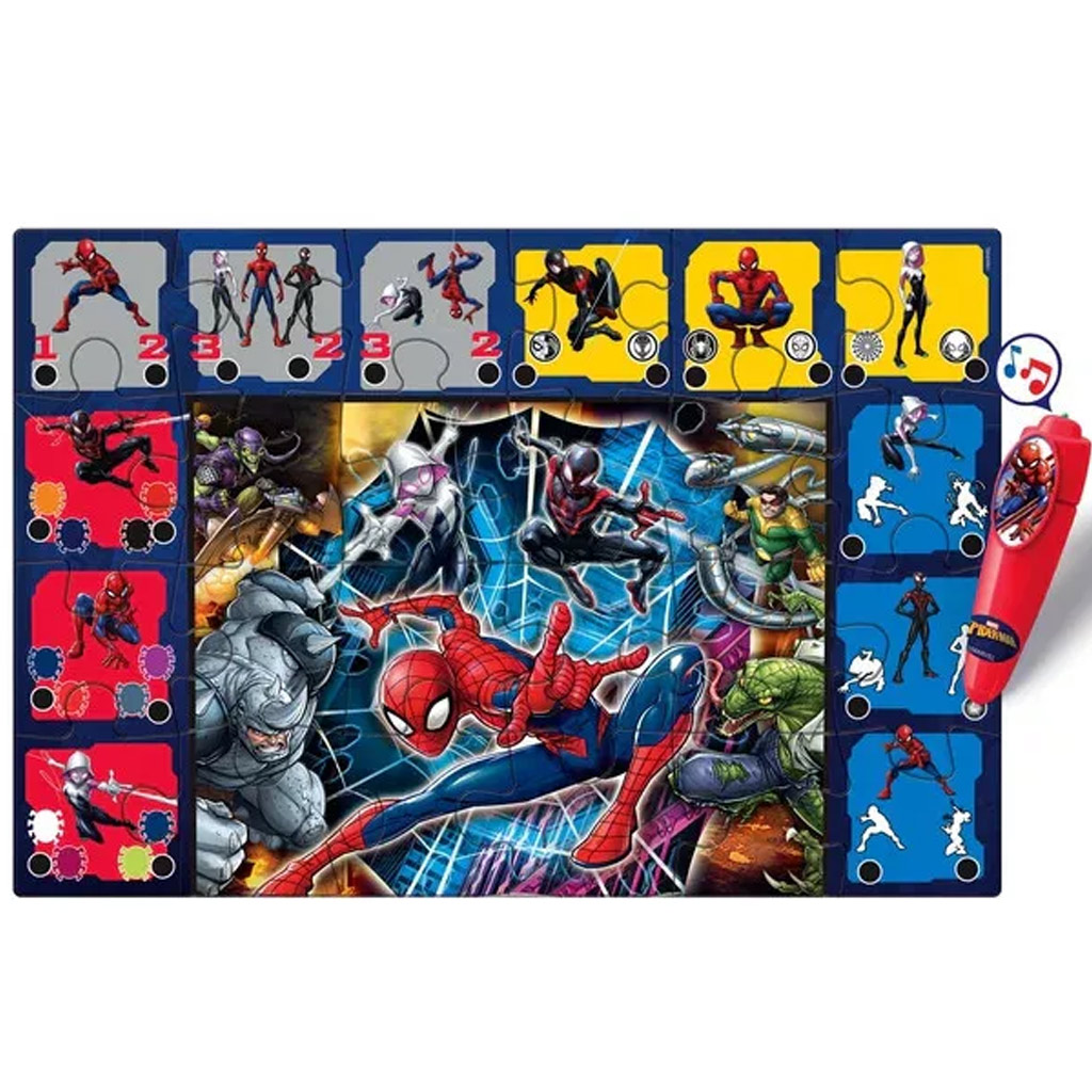 imagen de Rompecabezas de suelo interactivo de Spider-Man de 24 piezas - Clementoni 3