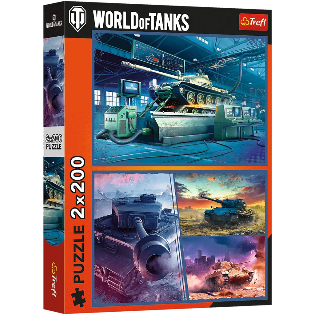 imagen de Rompecabezas de World of Tanks 2x200 piezas - Trefl 1