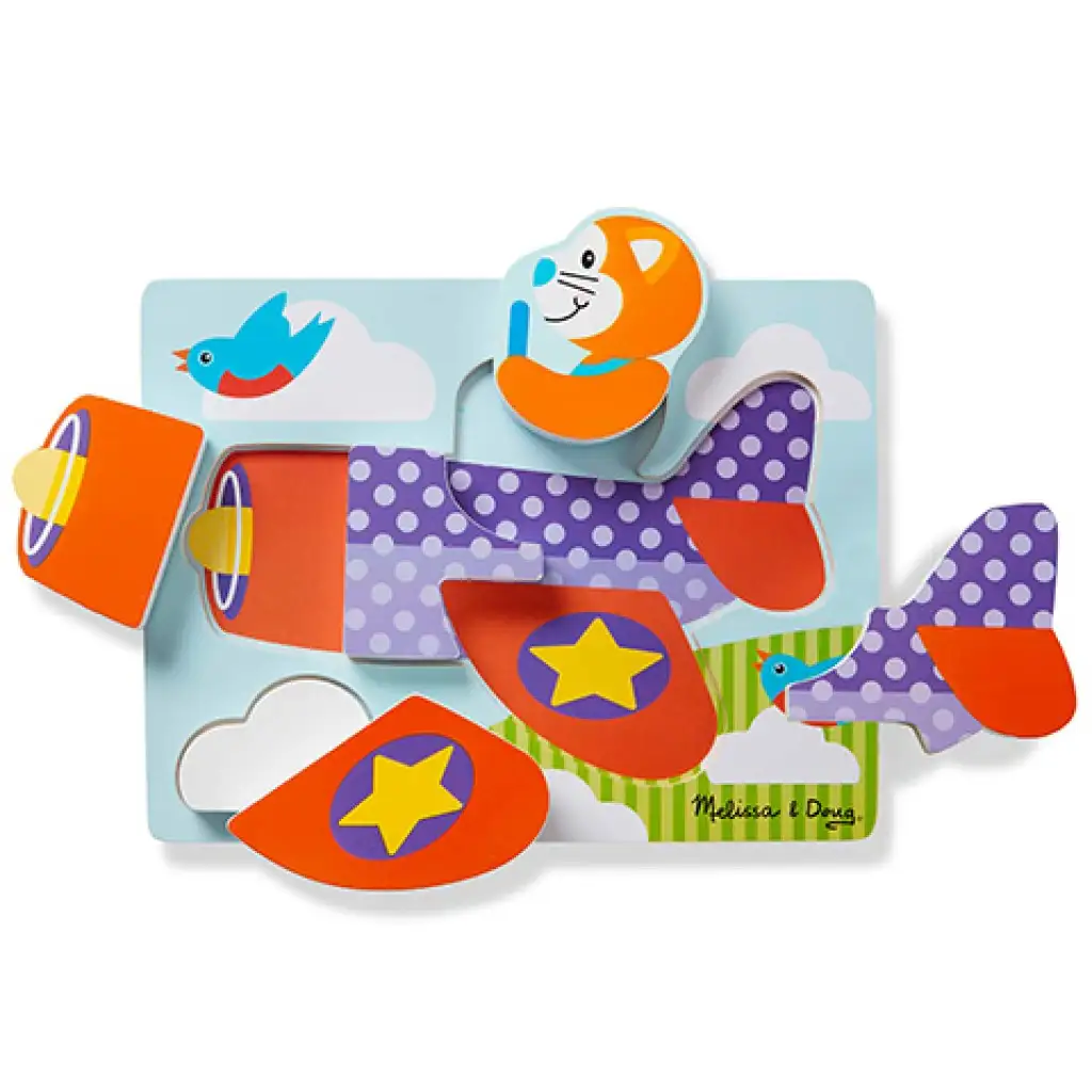 imagen de Rompecabezas gigante de madera de vehículos - Melissa & Doug 4