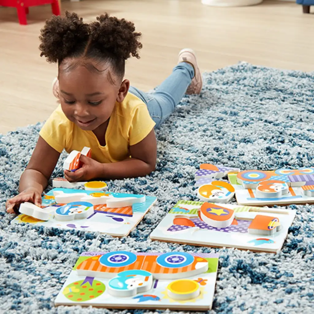 imagen de Rompecabezas gigante de madera de vehículos - Melissa & Doug 5