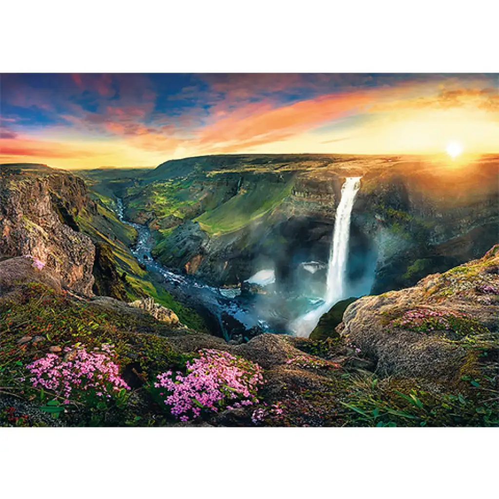 imagen de Rompecabezas Haifoss, Islandia 2000 piezas - Trefl 2