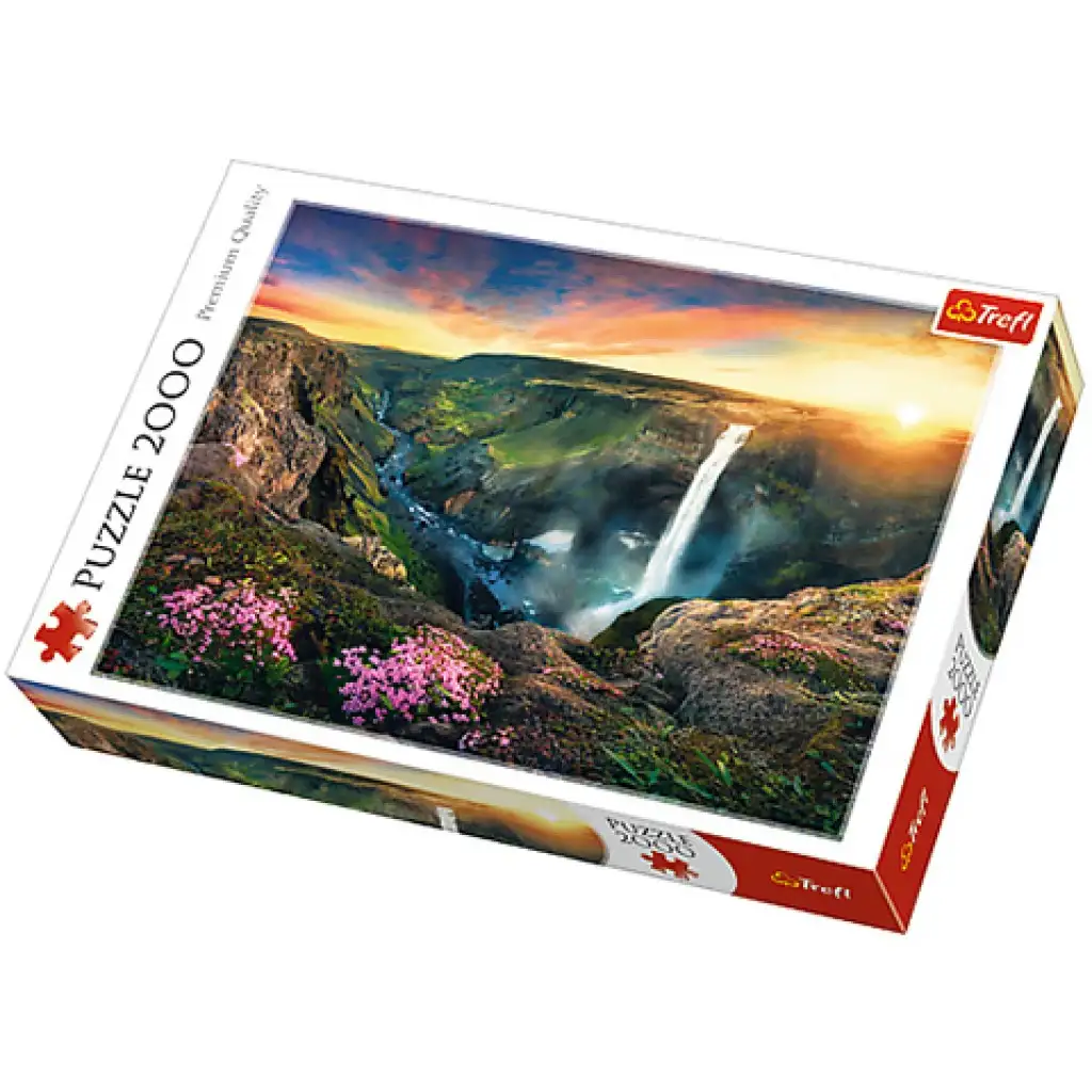 imagen de Rompecabezas Haifoss, Islandia 2000 piezas - Trefl 1