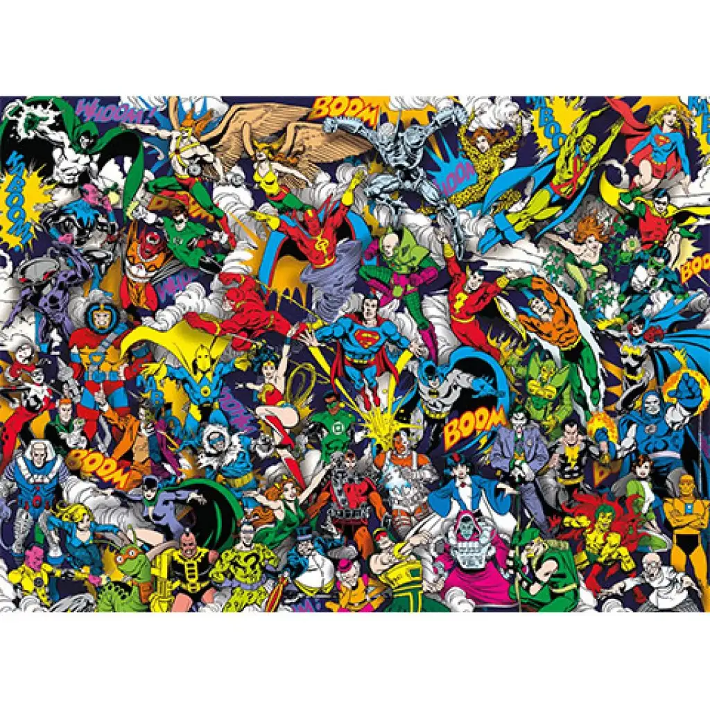 imagen de Rompecabezas imposible de la Liga de la Justicia de DC Comics 1000 piezas - Clementoni 2