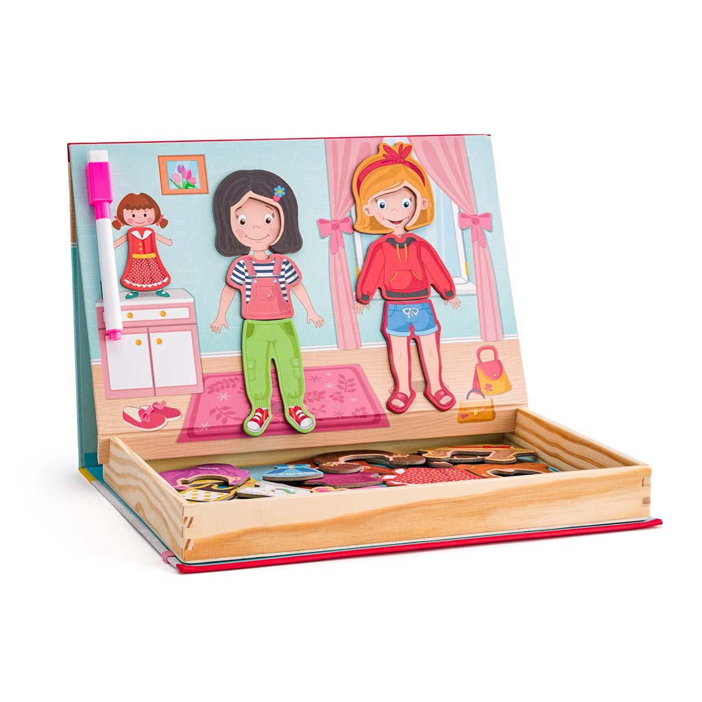 imagen de Rompecabezas magnético en caja - Salón de moda - Woodyland 2