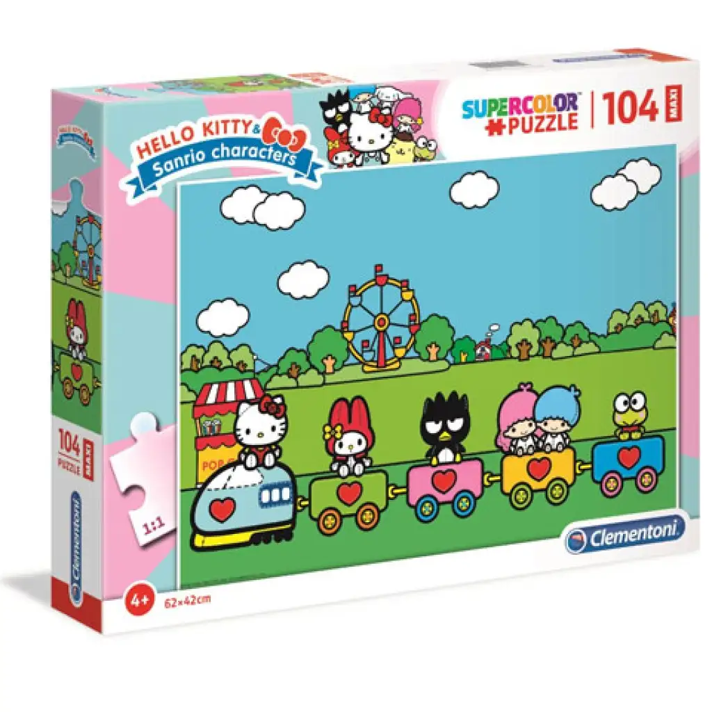 imagen de Rompecabezas maxi de 104 piezas de Hello Kitty - Clementoni 1