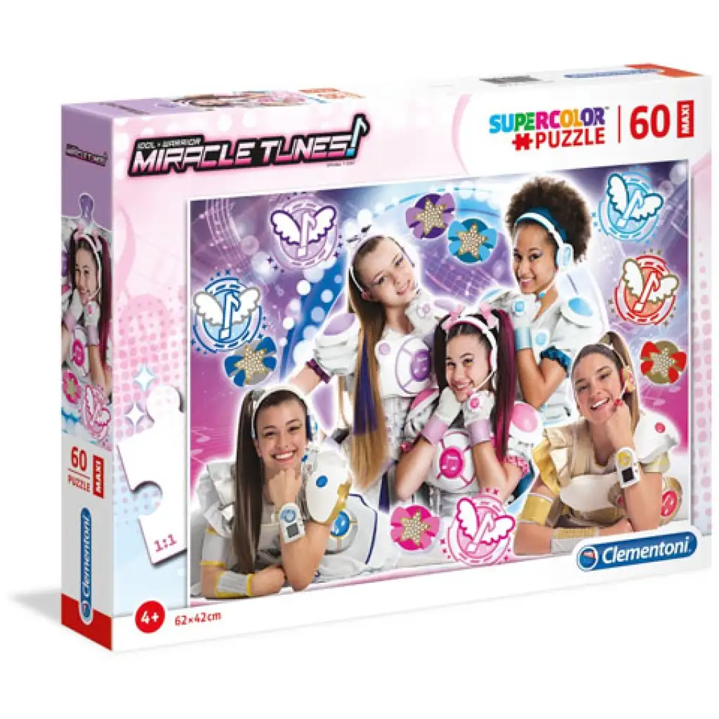 imagen de Rompecabezas maxi de 60 piezas Miracle Tunes - Clementoni 1
