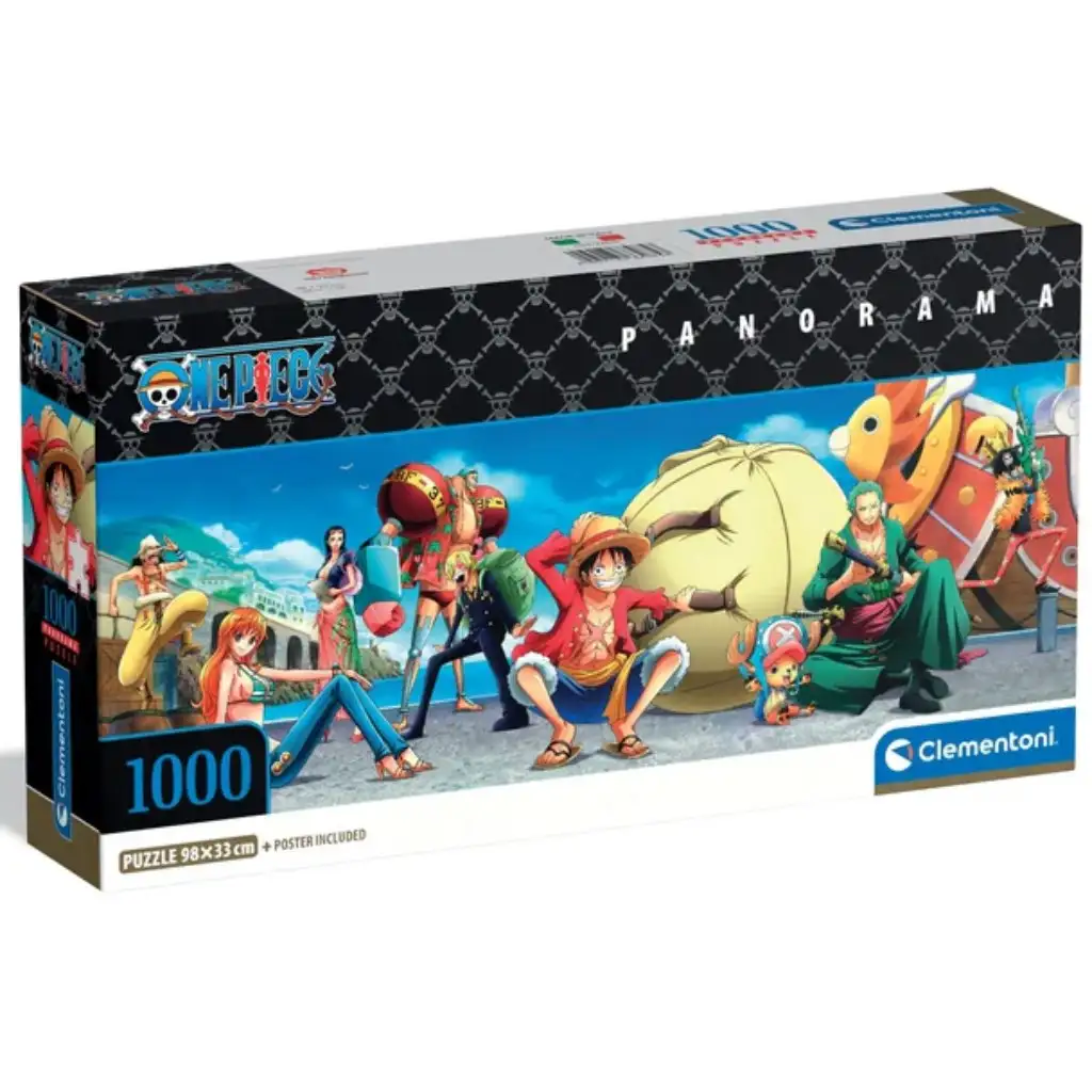 imagen de Rompecabezas panorámico de 1000 piezas de One Piece - Clementoni 1
