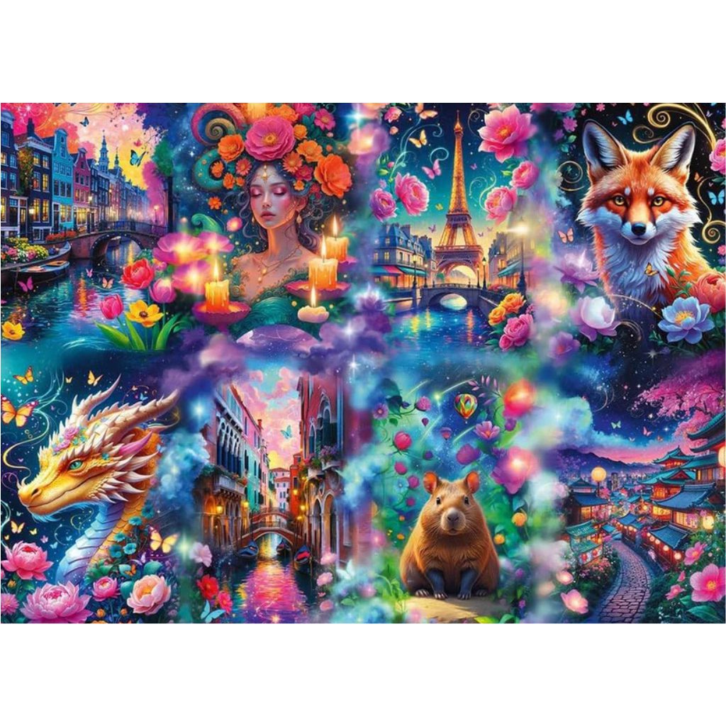 imagen de Rompecabezas premium de 8000 piezas del mundo colorido – Trefl 2