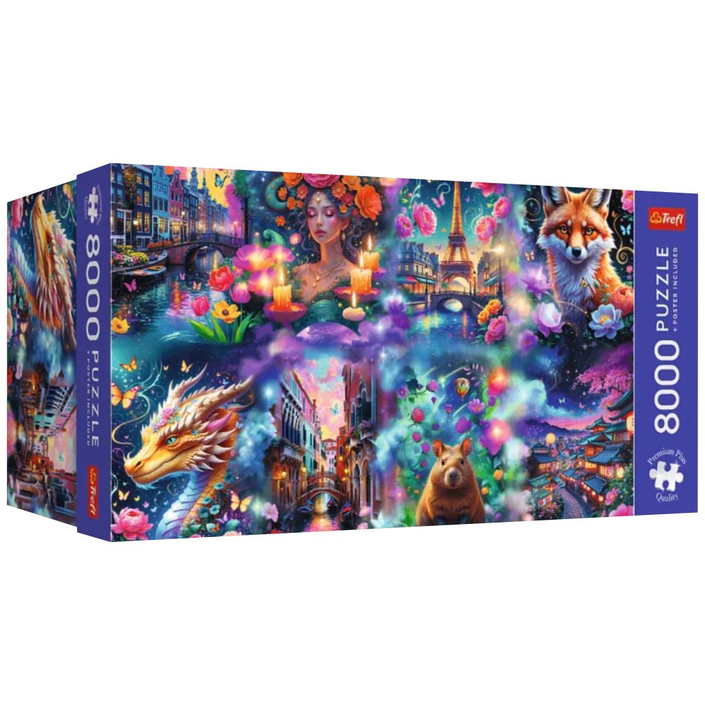 imagen de Rompecabezas premium de 8000 piezas del mundo colorido – Trefl 1