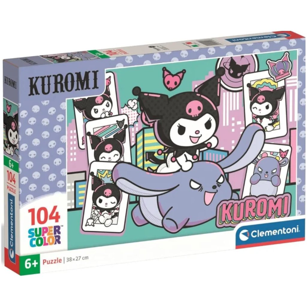 imagen de Rompecabezas Super Color Kuromi de 104 piezas - Clementoni 1