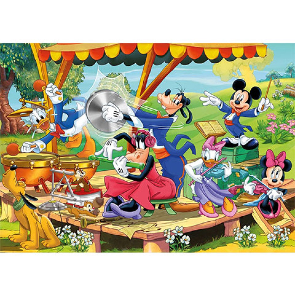 imagen de Rompecabezas Supercolor 2 en 1 de Mickey Mouse 2x60 piezas - Clementoni 2