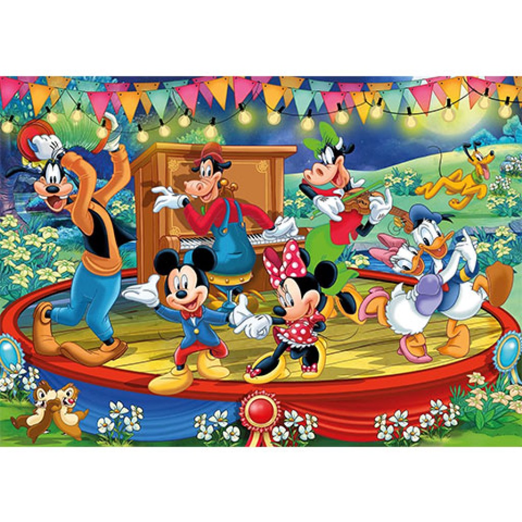 imagen de Rompecabezas Supercolor 2 en 1 de Mickey Mouse 2x60 piezas - Clementoni 3