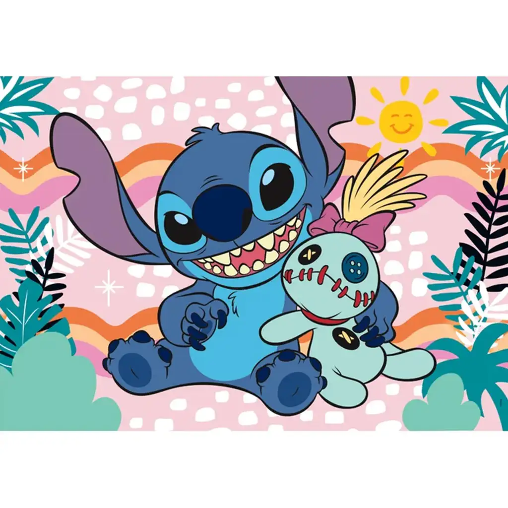 imagen de Rompecabezas supercolor de 60 piezas de Lilo y Stitch Scrump - Clementoni 2